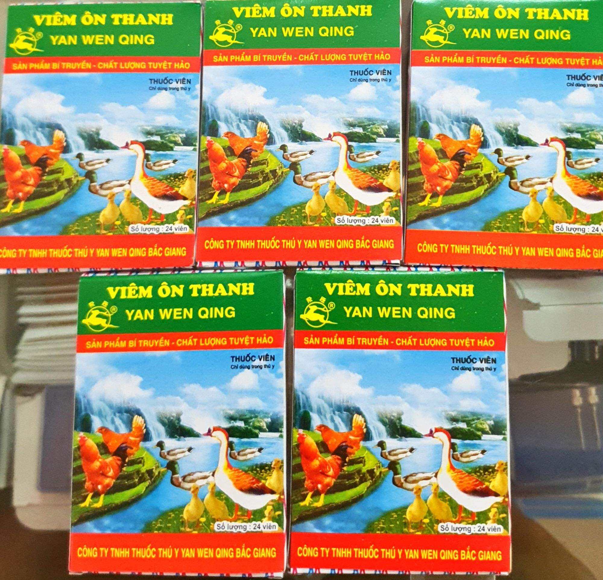 1 hộp Viêm Ôn Thanh - Dùng cho gà đá, chim cảnh