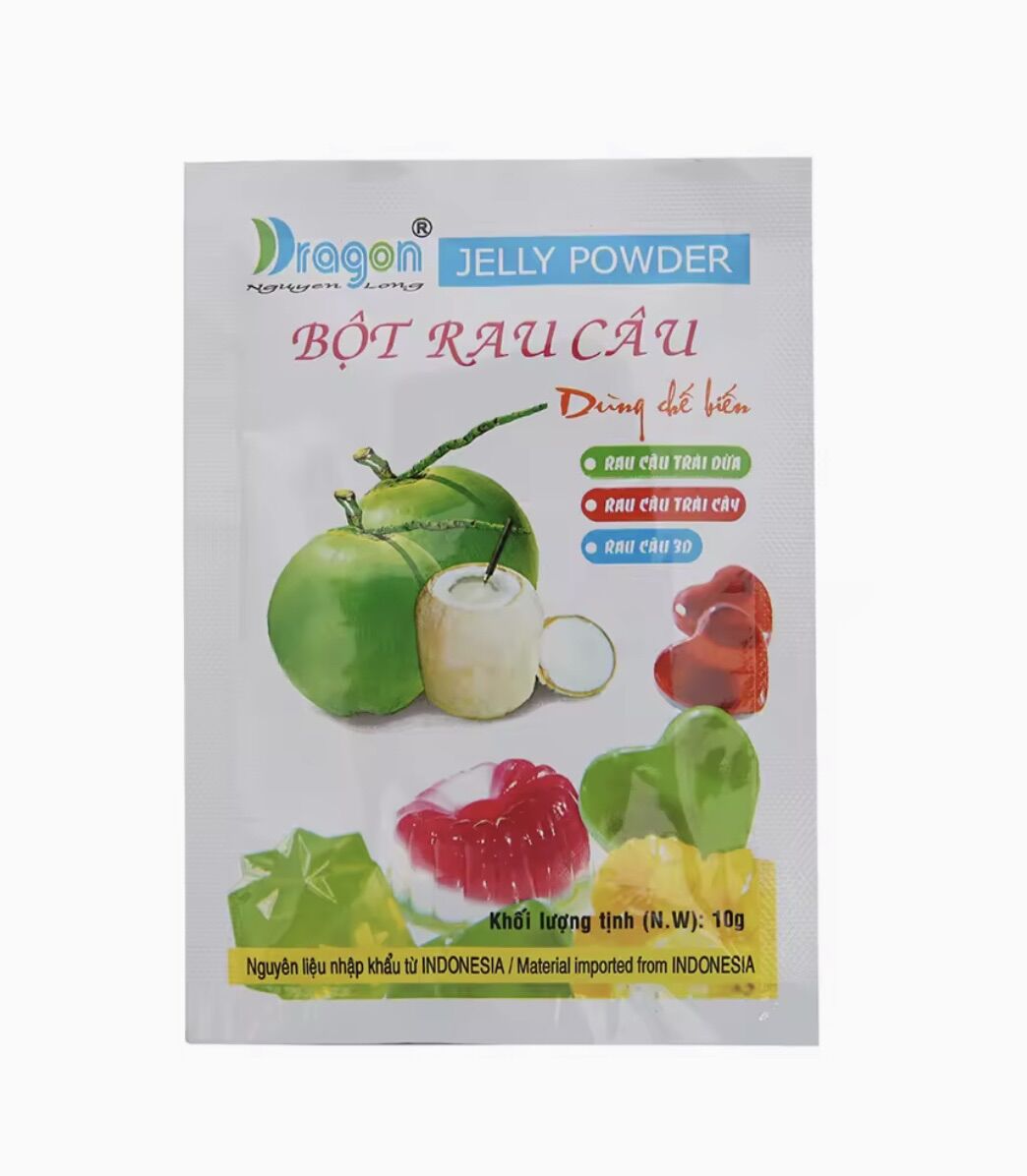 Bột rau câu trái dừa Dragon - Gói 10g