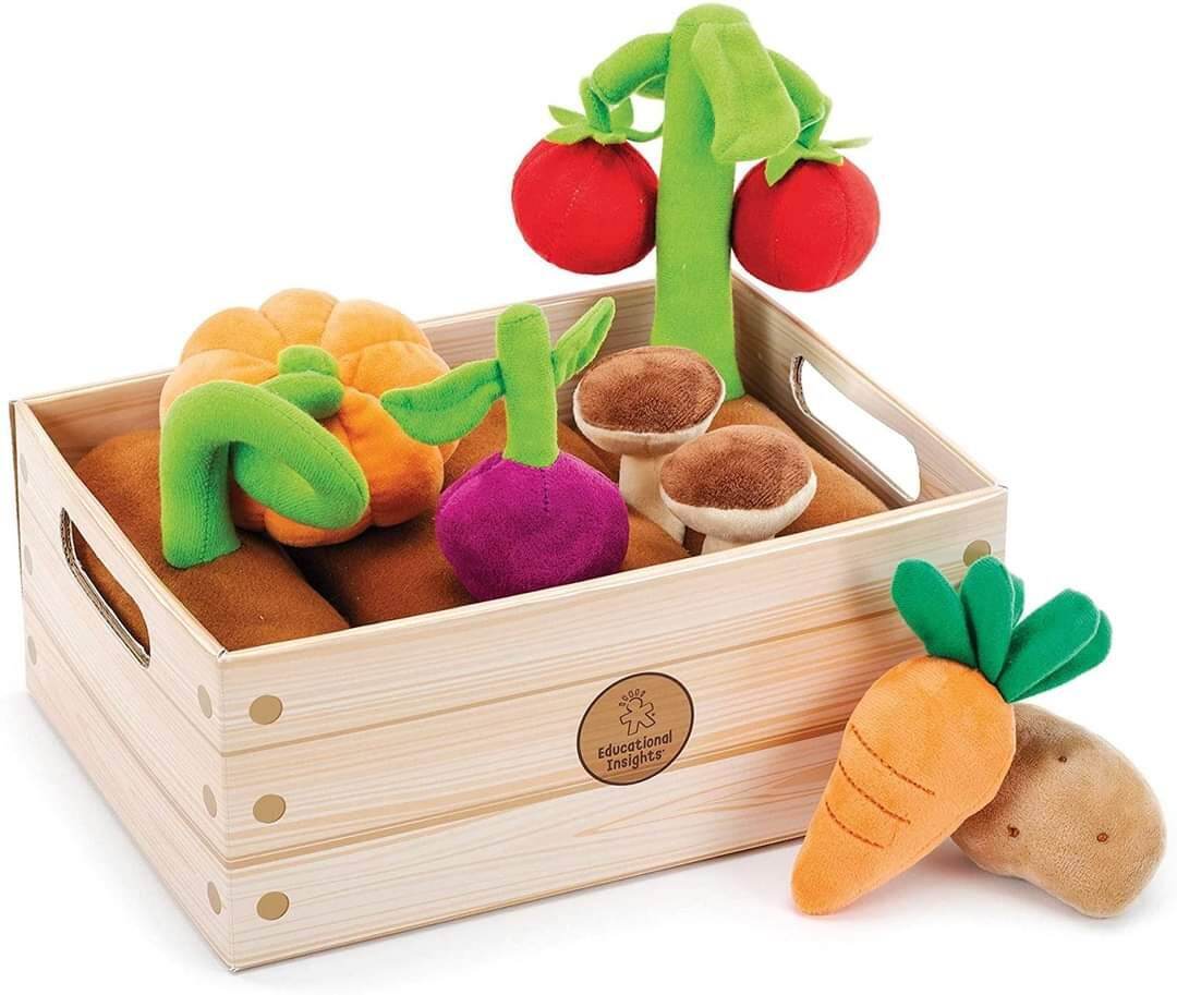 Bộ đồ chơi Vườn rau củ nhồi bông - Plush Vegetable Garden