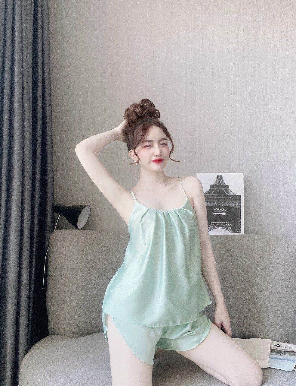 Set bộ ngủ lụa satin cao cấp