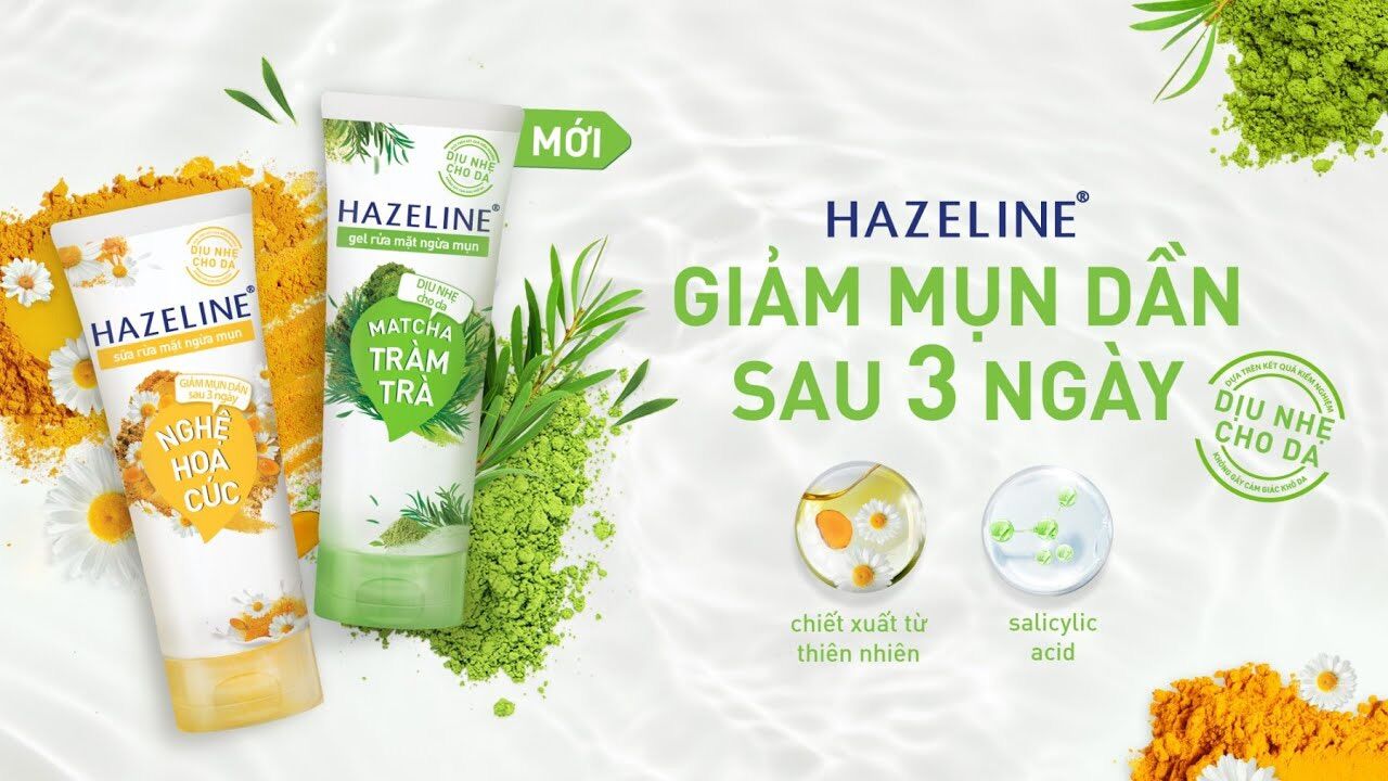 SỮA RỬA MẶT HAZELINE 50g