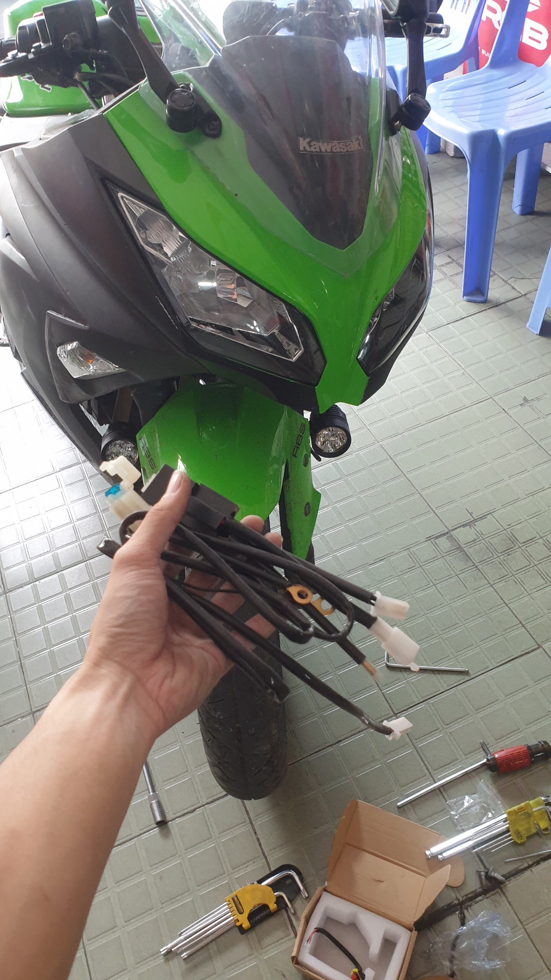 Mạch pasing 3s cho đèn trợ sáng l4x full jac cắm
