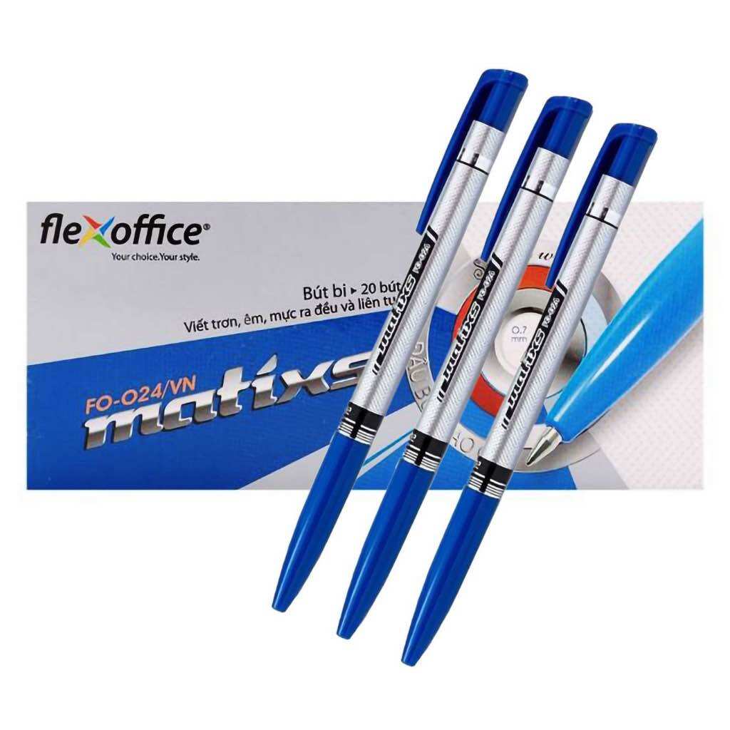 Bút bi fo-024 nét 0.7mm loại rẻ, bút bi văn phòng 024
