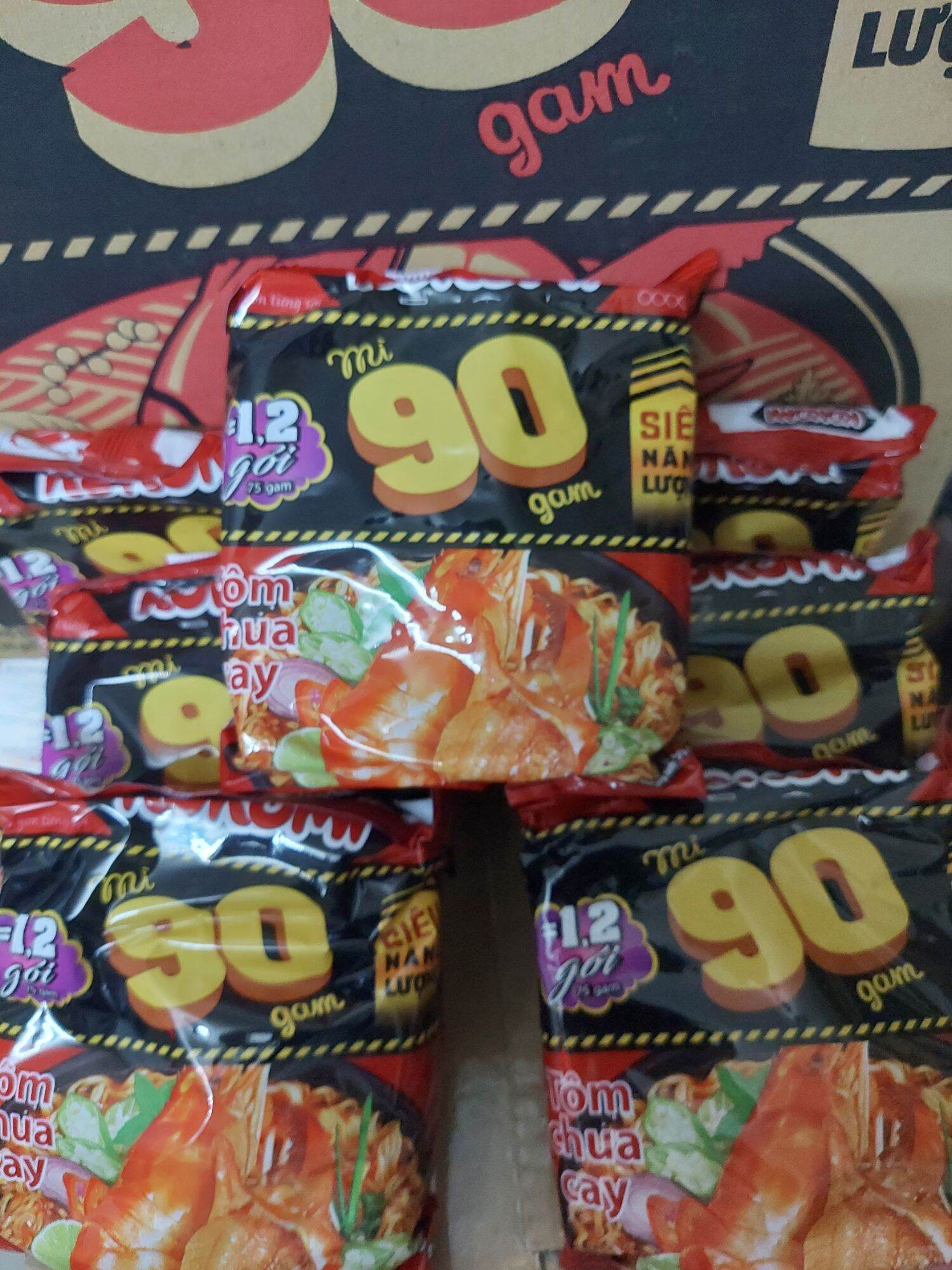 mì kokomi đại tôm chua cay 90gram