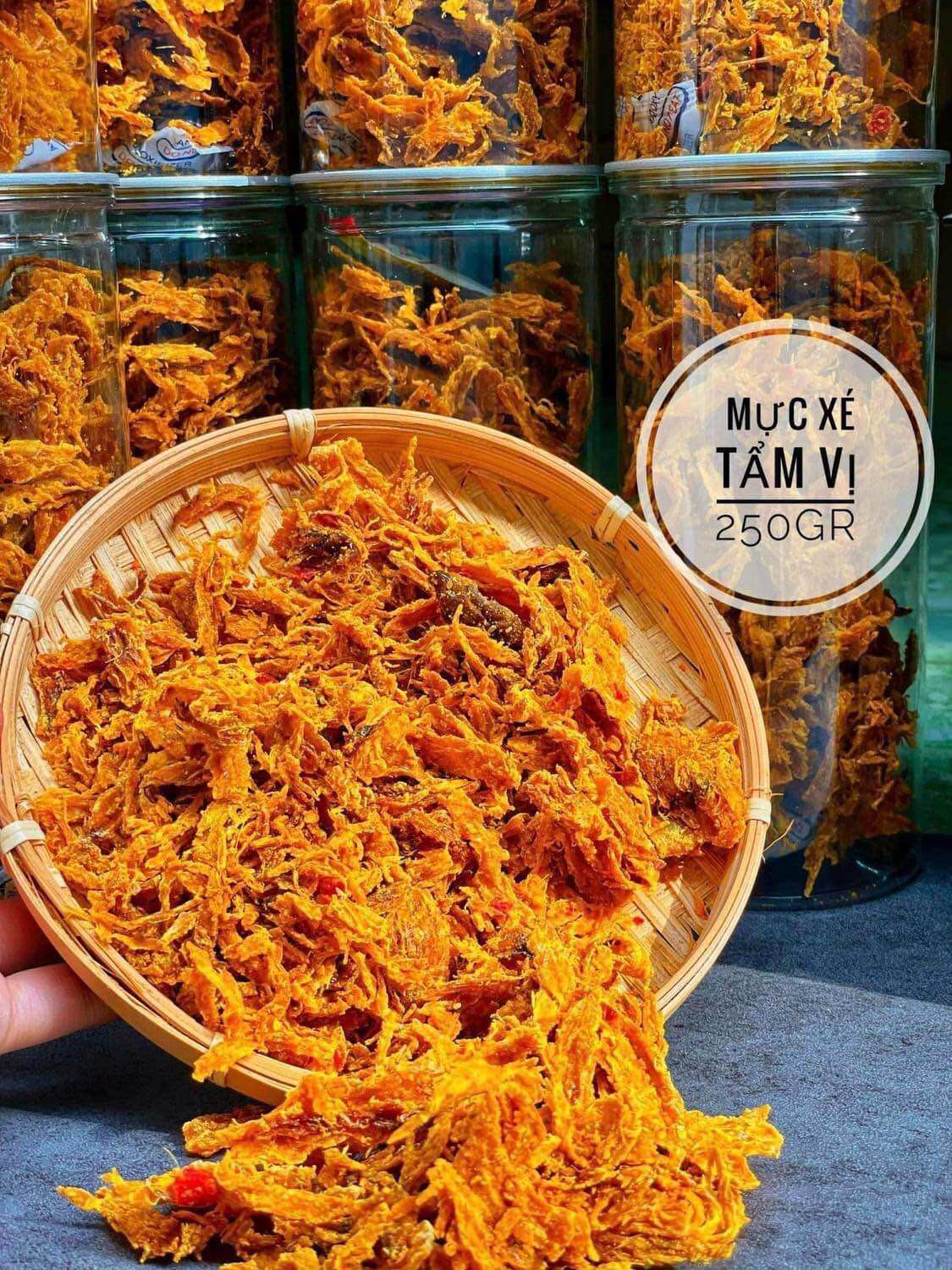 Mực tẩm vị xé sợi thấm vị 500g / 1kg