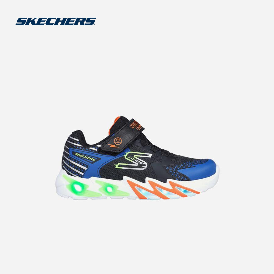 VOUCHER ĐẾN 20% SKECHERS Giày sneaker bé trai Flex Glow Bolt 400138L-BKBL