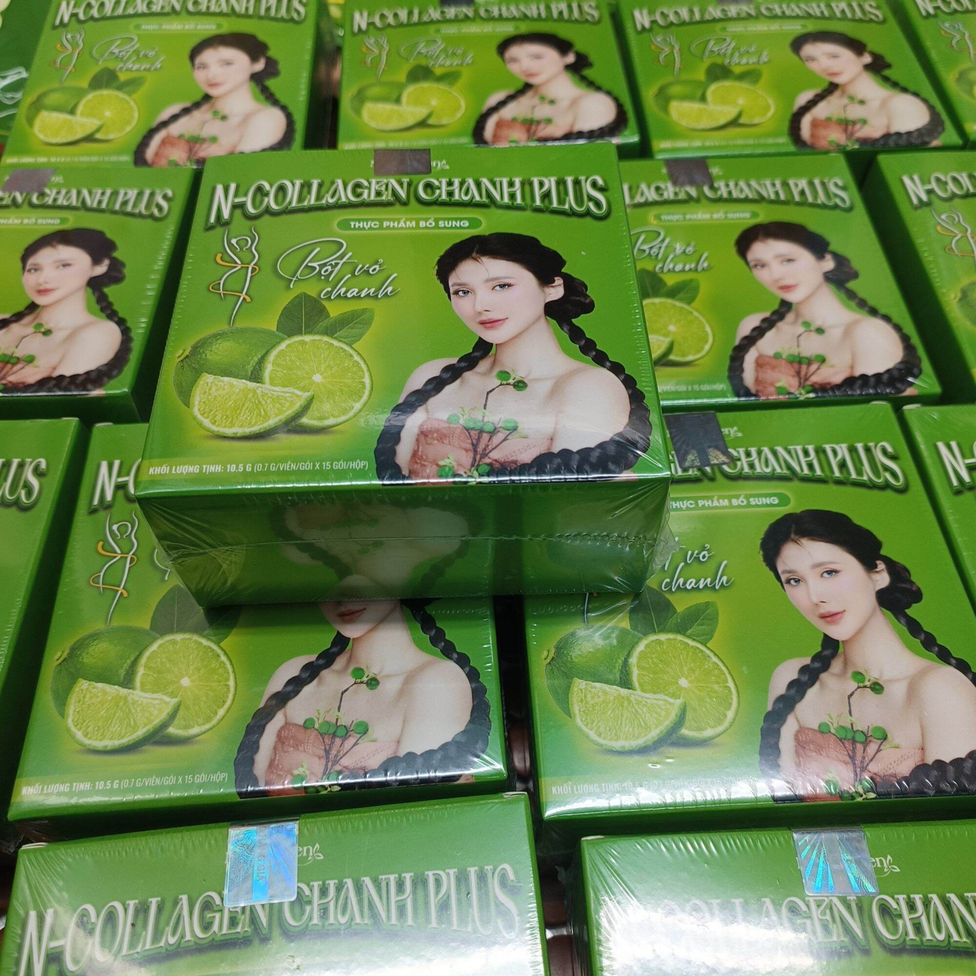 (CHÍNH HÃNG 100/100)TRÀ GIẢM CÂN CHANH PLUS NCOLLAGEN