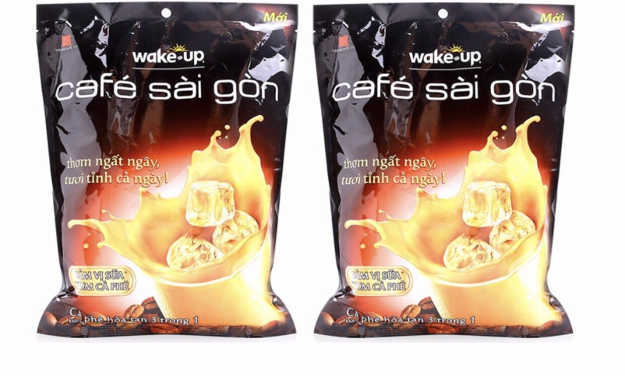 Combo 2 bịch cà phê wake up Sài Gòn 24 gói*19gam