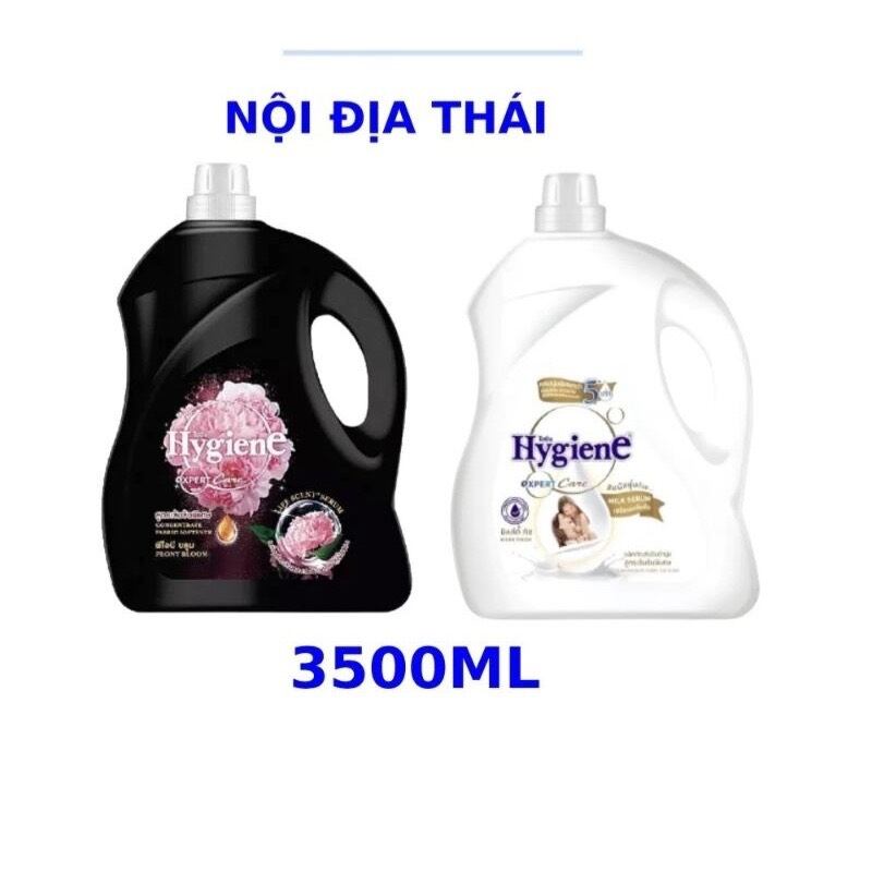 Can Nước Xả Vải Hygiene Nội Địa Thái Lan Màu Trắng/ Đen can 3500ml
