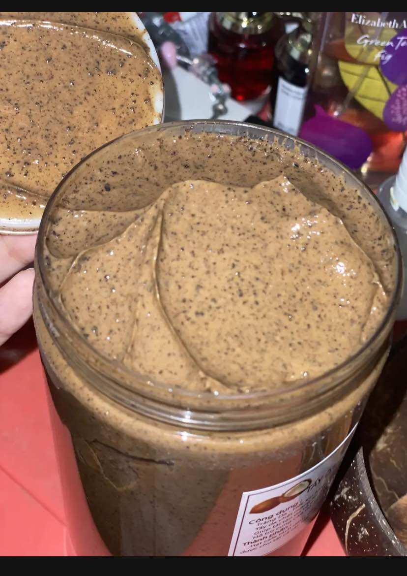 TẨY TẾ BÀO CHẾT CAFE SỮA DỪA 1KG (1000g)