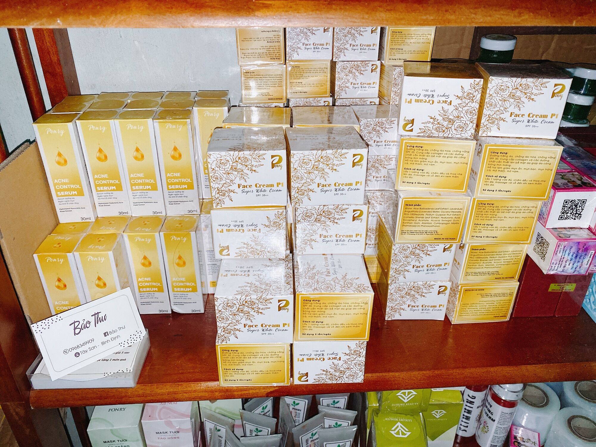 COMBO P1 Ponry Serum HA và Kem Face 5gr ( có kèm quà si ib )