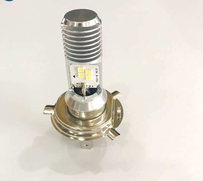 Đèn pha led H4 3 chân siêu sáng cho xe máy