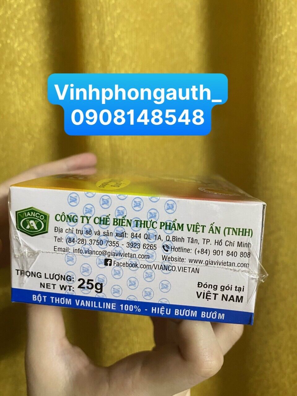 BỘT THƠM VANI NGUYÊN CHẤT