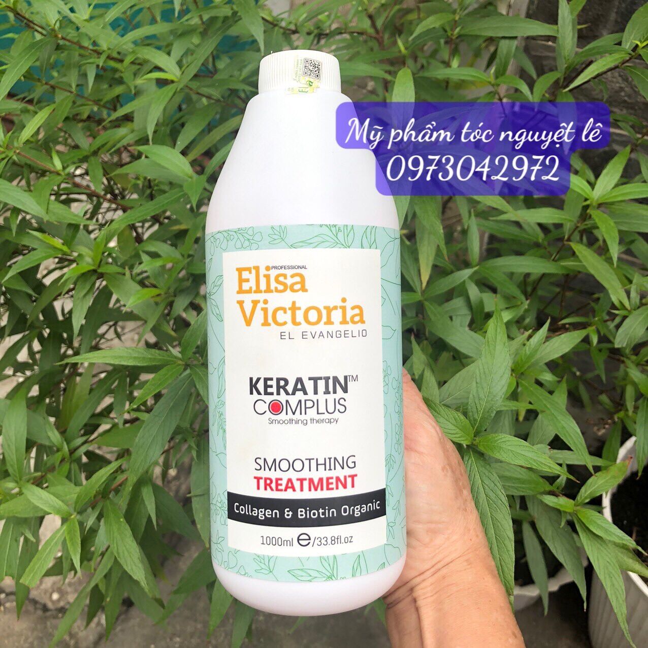 Kem Ủ Tóc Siêu Phục Hồi Elisa Keratin Complex 1000ml