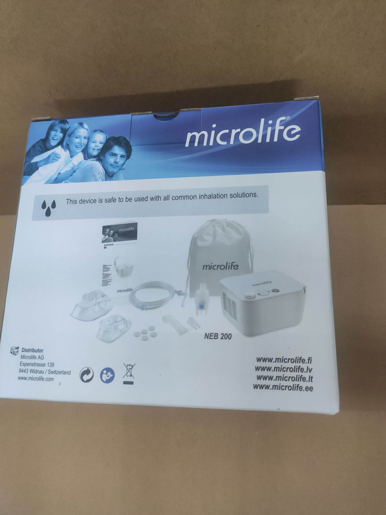 MÁY XÔNG KHÍ DUNG MICROLIFE NEB 200 (chính hãng - bảo hành 2 năm)