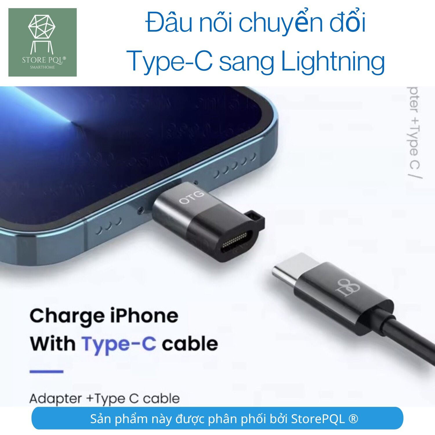 Đầu nối chuyển đổi Type-C sang Lightning
