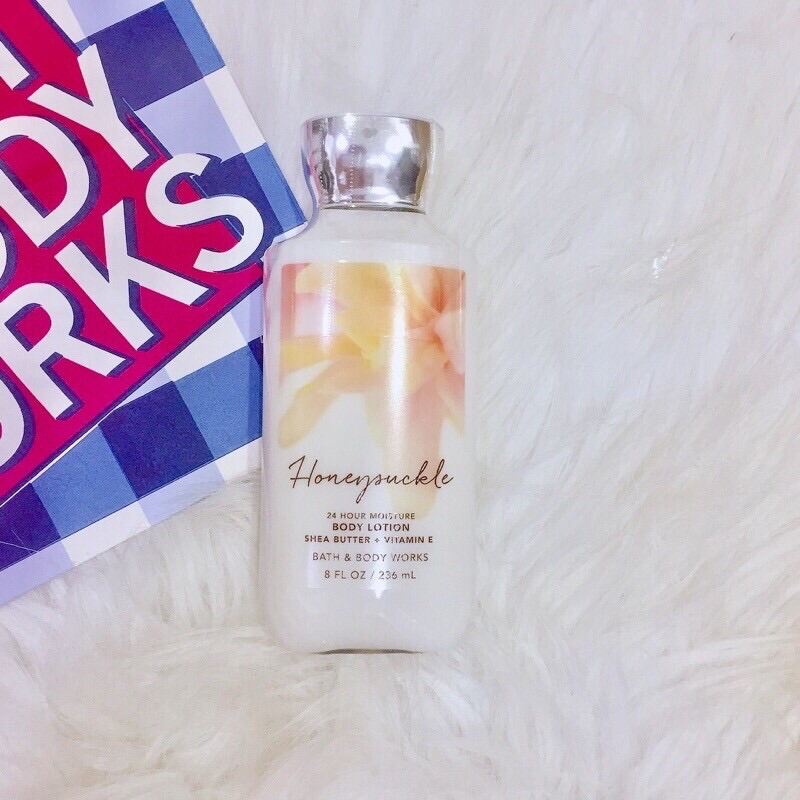 [Hcm][Auth] Sữa Dưỡng Thể Lưu Hương Toàn Thân Bath And Body Works - Honeysuckle 236Ml