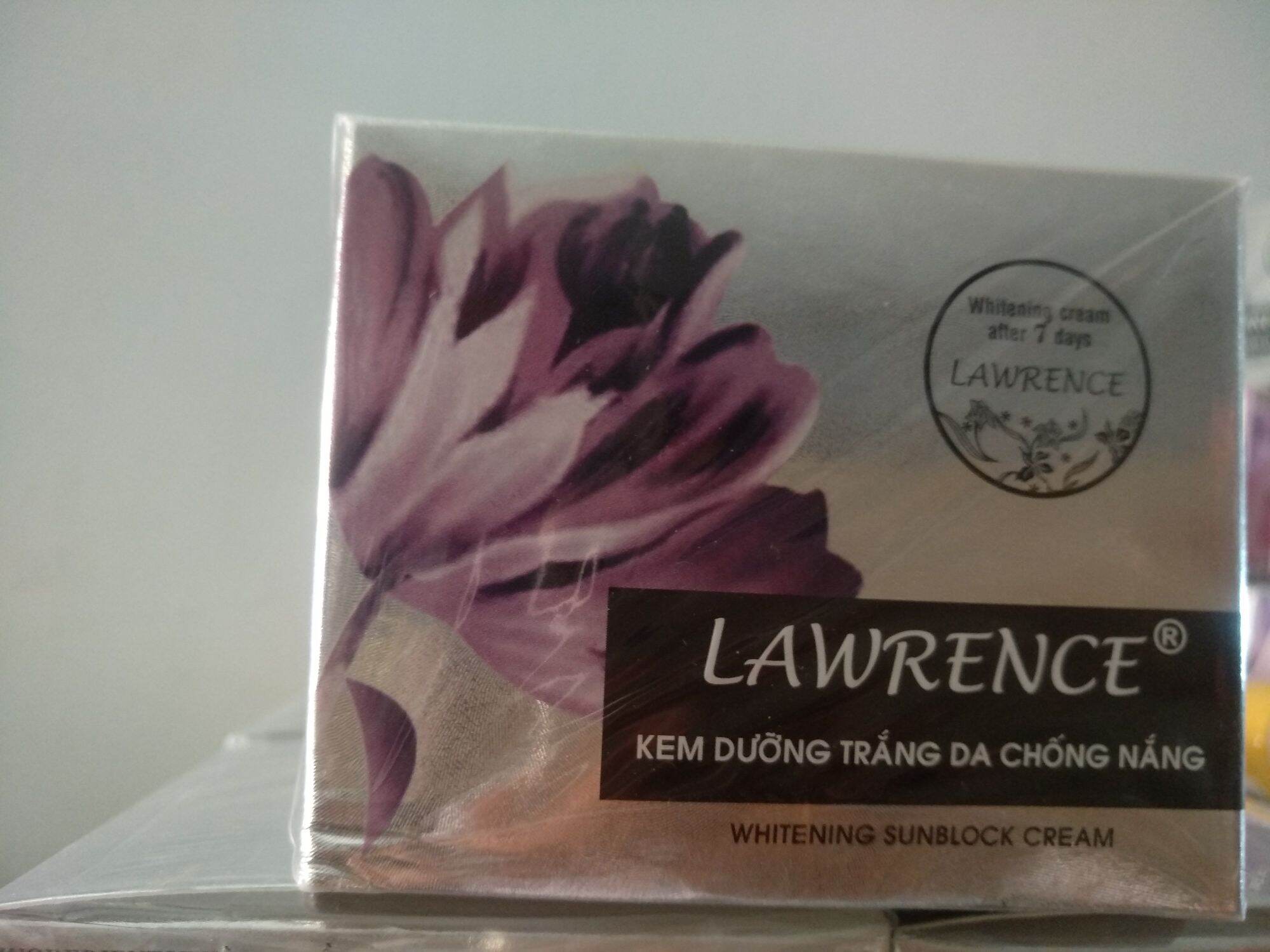 Kem lawrence dưỡng trắng da chống nắng 15g