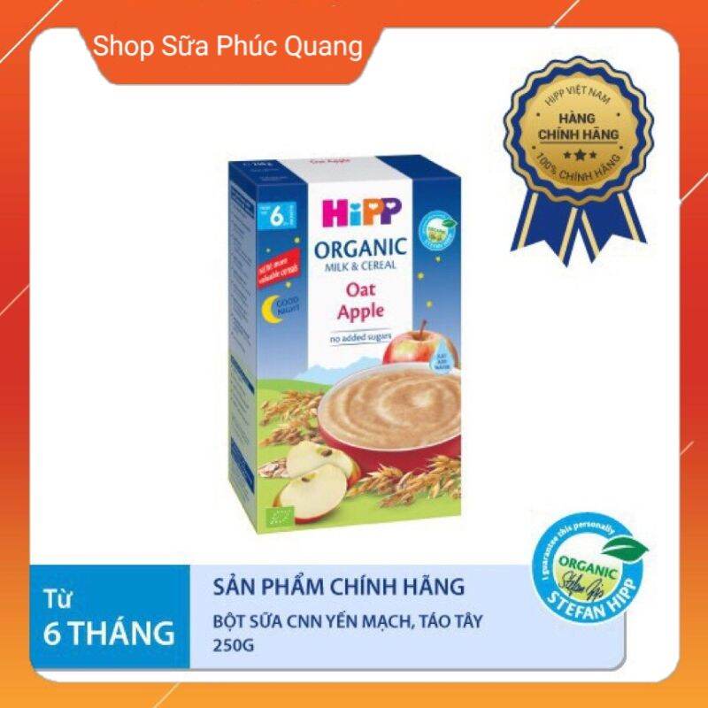 Bột ăn dặm HIPP dành cho bé từ 6 tháng tuổi đủ 6 vị ( Date mới )