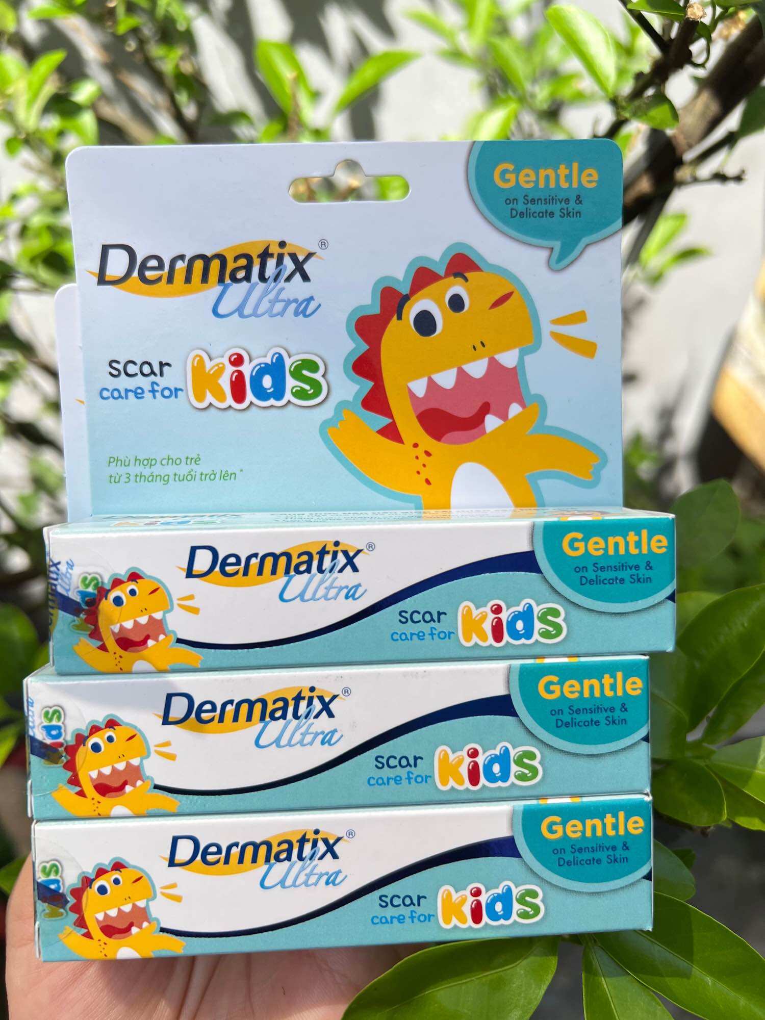 Gel mờ sẹo lồi, sẹo thâm cho trẻ nhỏ dermatix kids