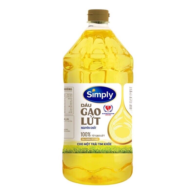 Dầu Simply gạo lứt 2L