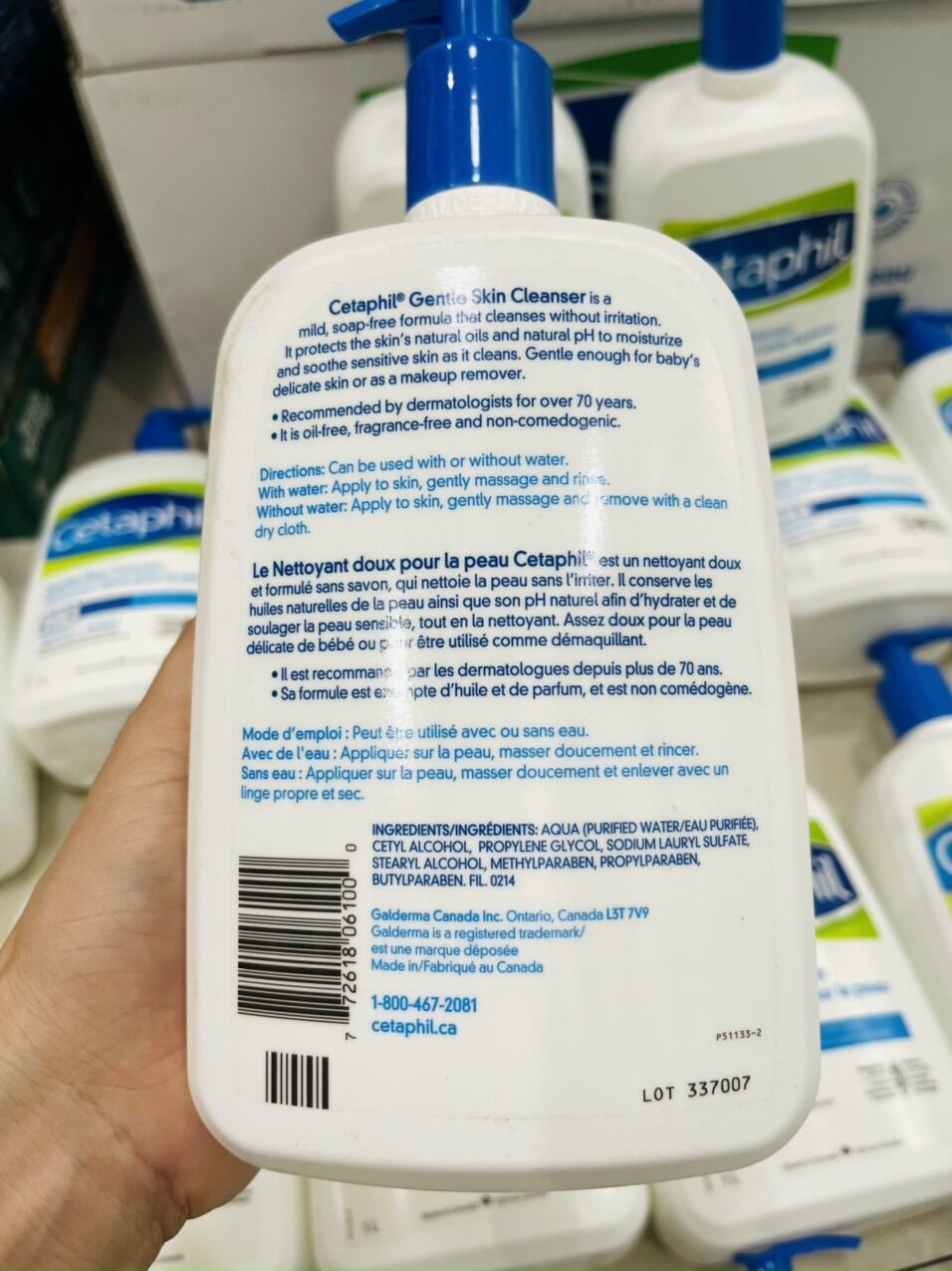 🧴🧴SỮA RỬA MẶT CETAPHIL 💚💚💚 1 lít