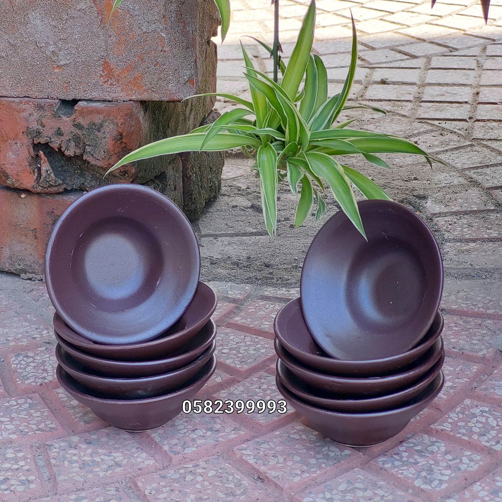 Set 10 bát uống rựu dáng cổ