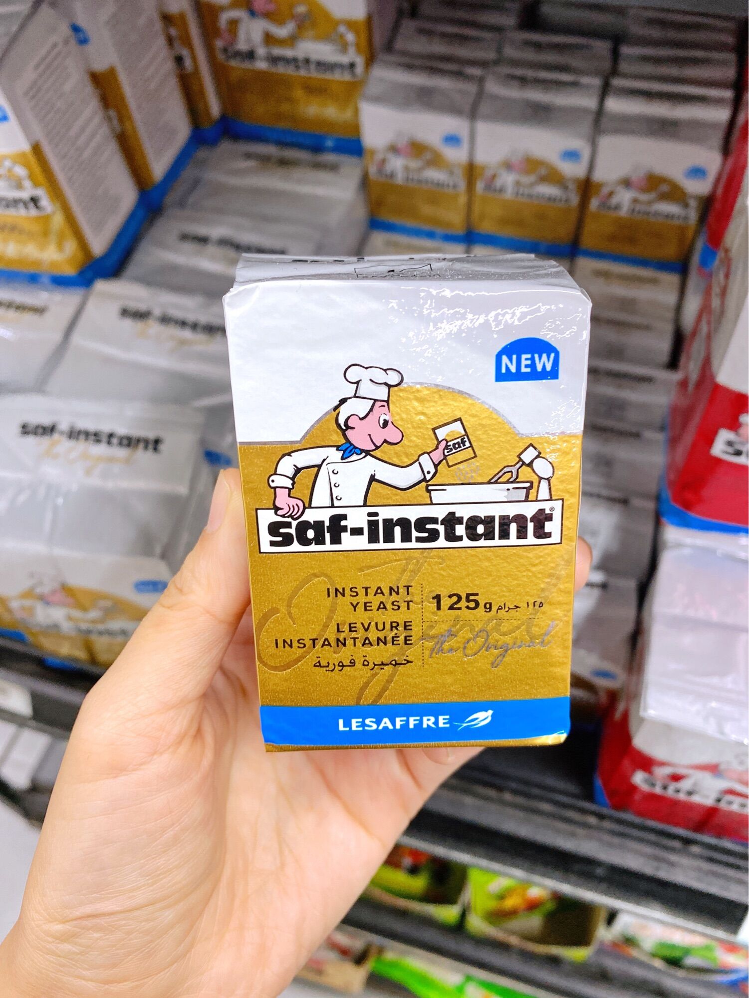 Men khô ngọt bánh mì saf-instant 125gr