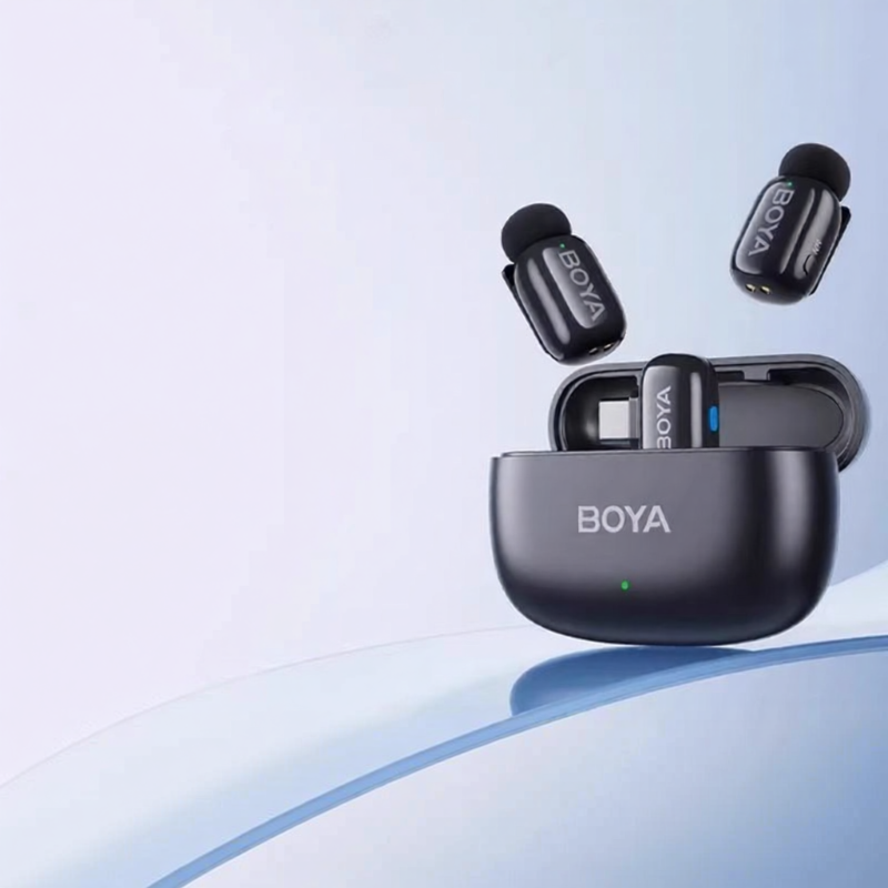 Boya | Micro Không Dây Lavalier cho Ghi Âm và Trực Tiếp Giảm Ồn 1-2 Setup