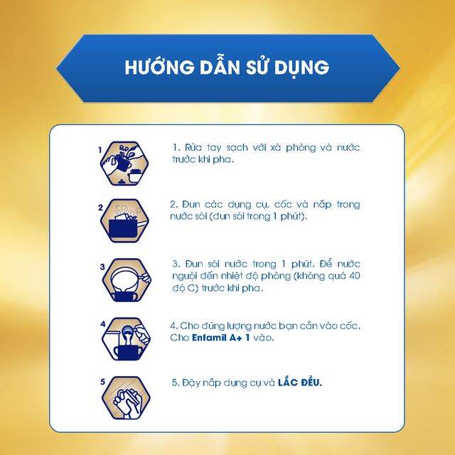 Sữa bột Enfamil A+ 1 400g dành cho bé 0-6 tháng