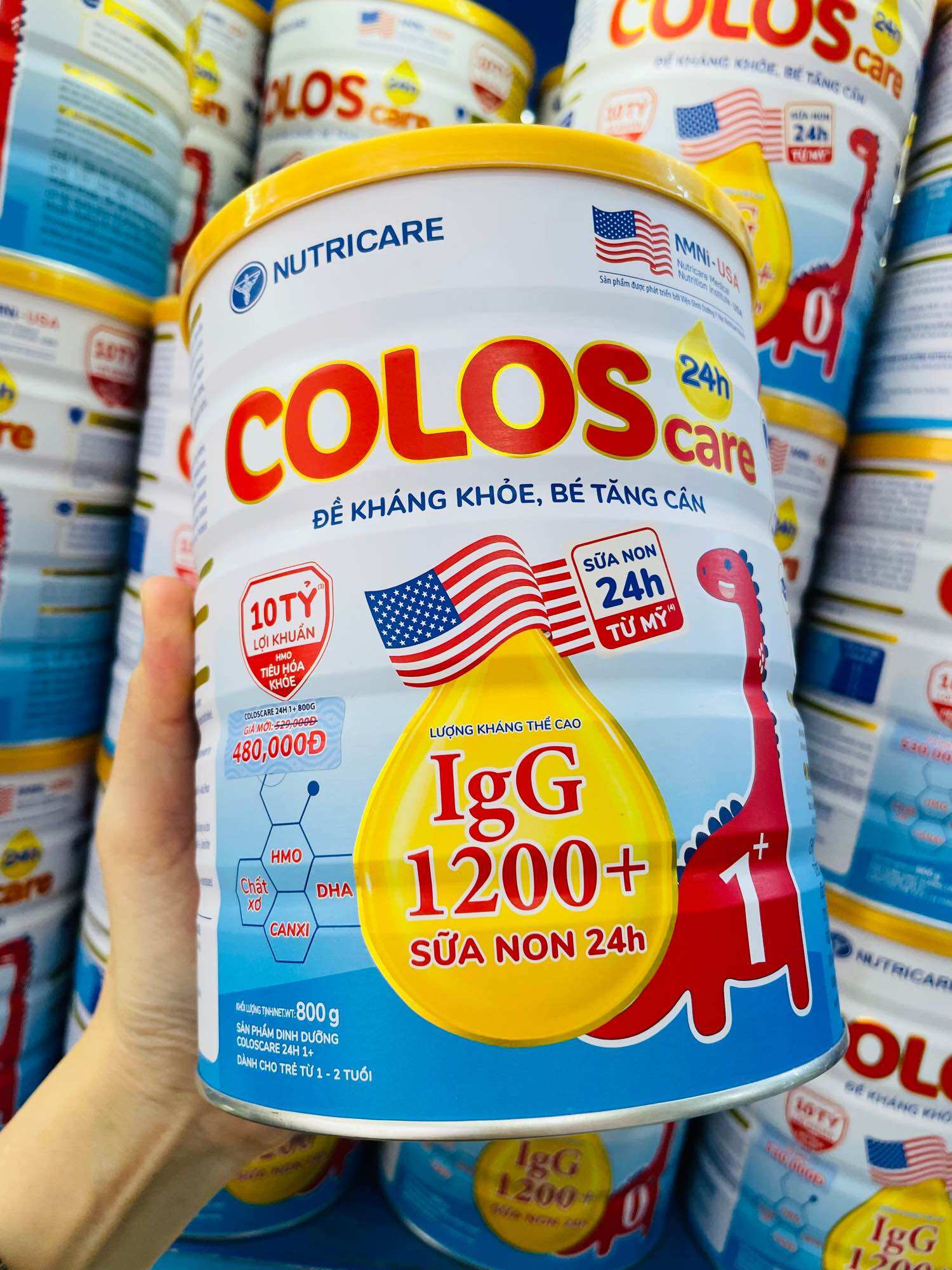 (Date 2026) Sữa Bột Nutricare Colos Care 1+ (800g)
