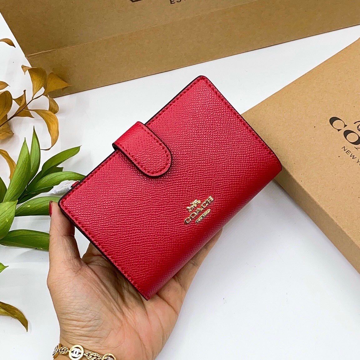 Ví Coach Medium Corner Zip