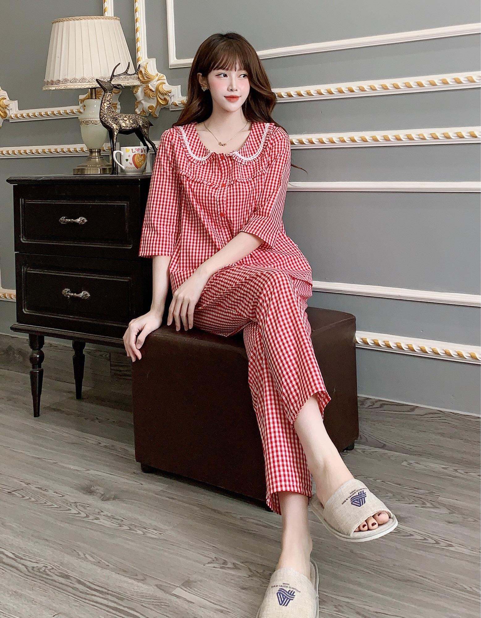 Đồ bộ mặc nhà chất kate