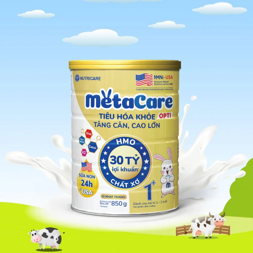 Sữa Metacare Opti 1+ 850g (Mẫu mới)