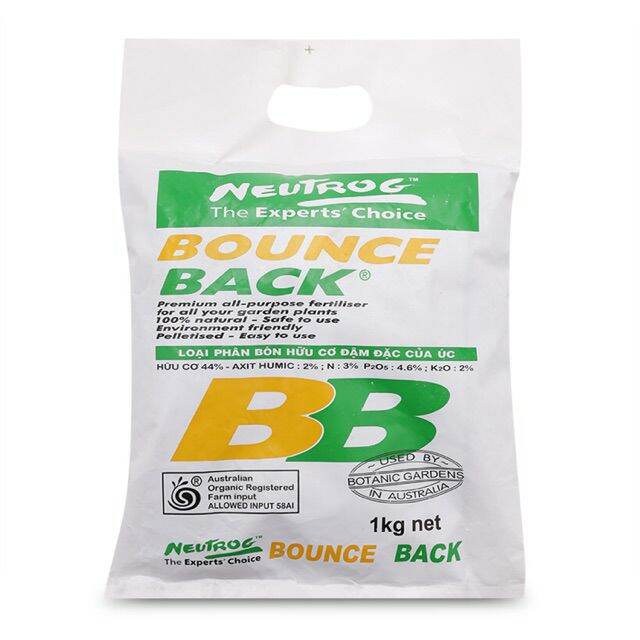 Phân cá 1kg bounce back nhập khẩu úc