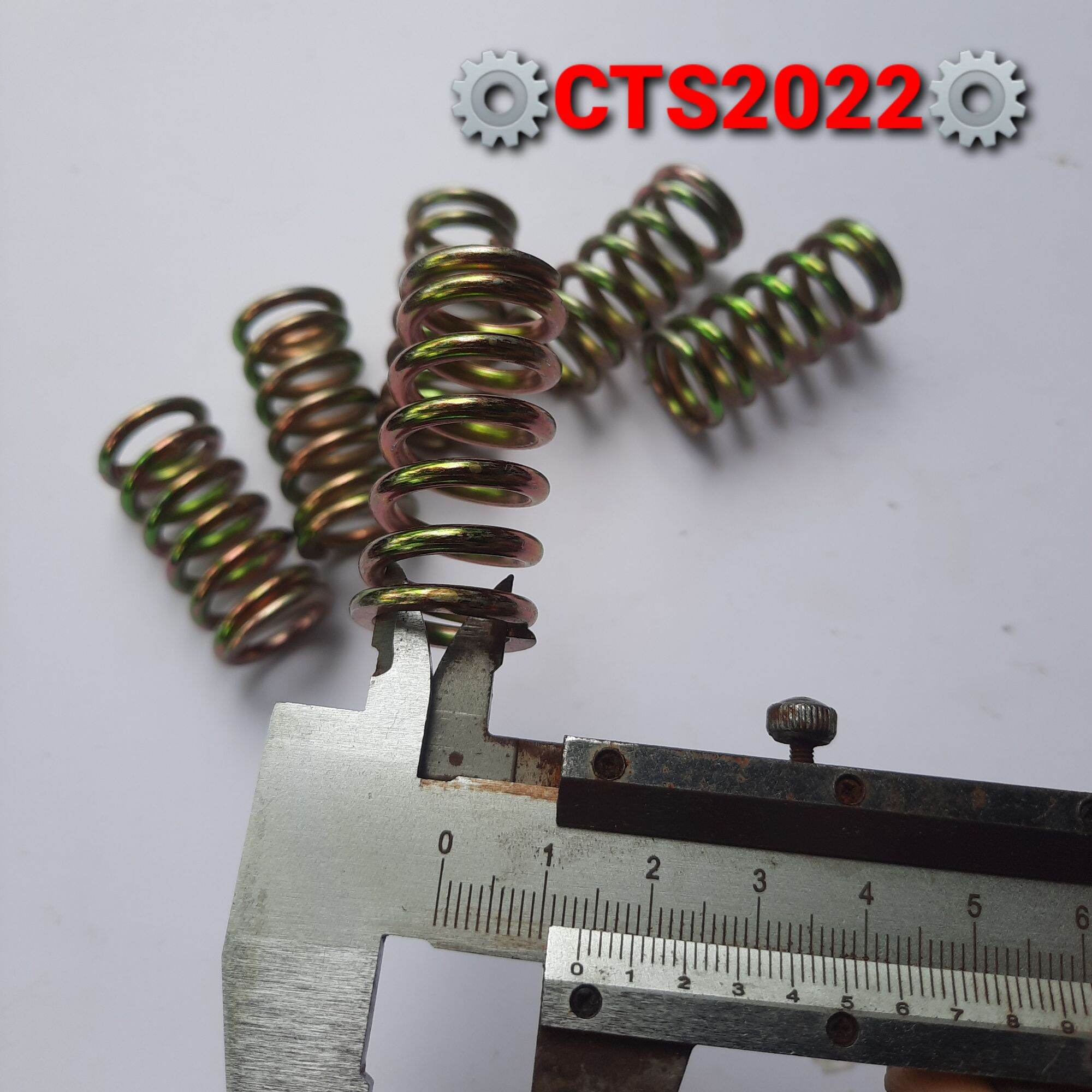 Lò xo nén thép xi phi 20mm sợi 3.0mm dài 40mm