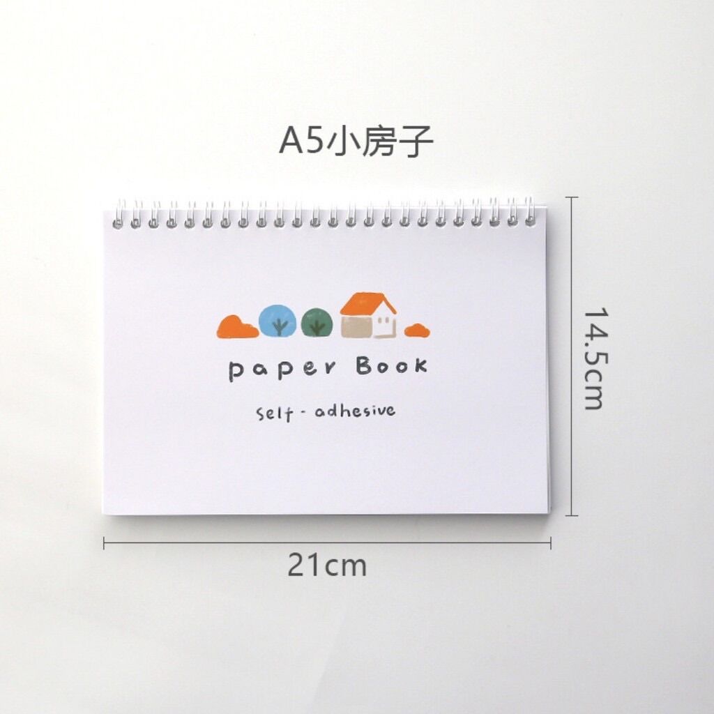Sổ chiết lưu trữ stickers, washi tape