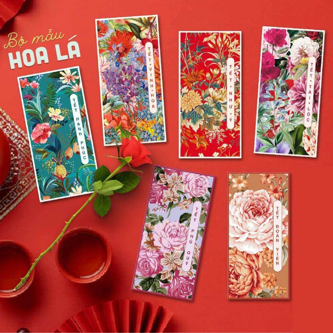 Set 20 Bao Lì Xì Tết 2024 nhiều mẫu