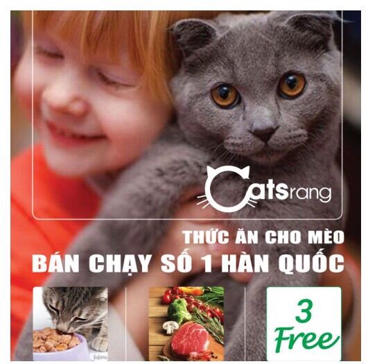 Thức ăn cho mèo Catsrang túi 5kg