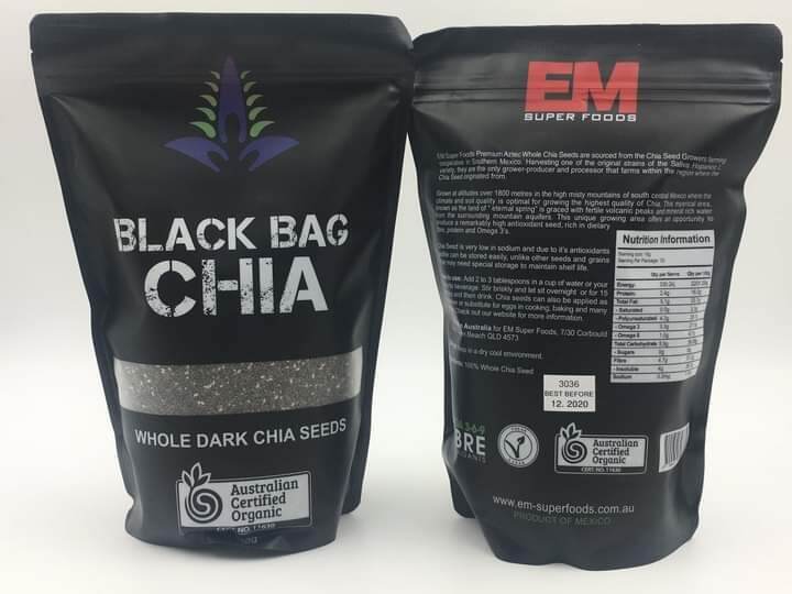 500g hạt chia đen úc hàng chuẩn