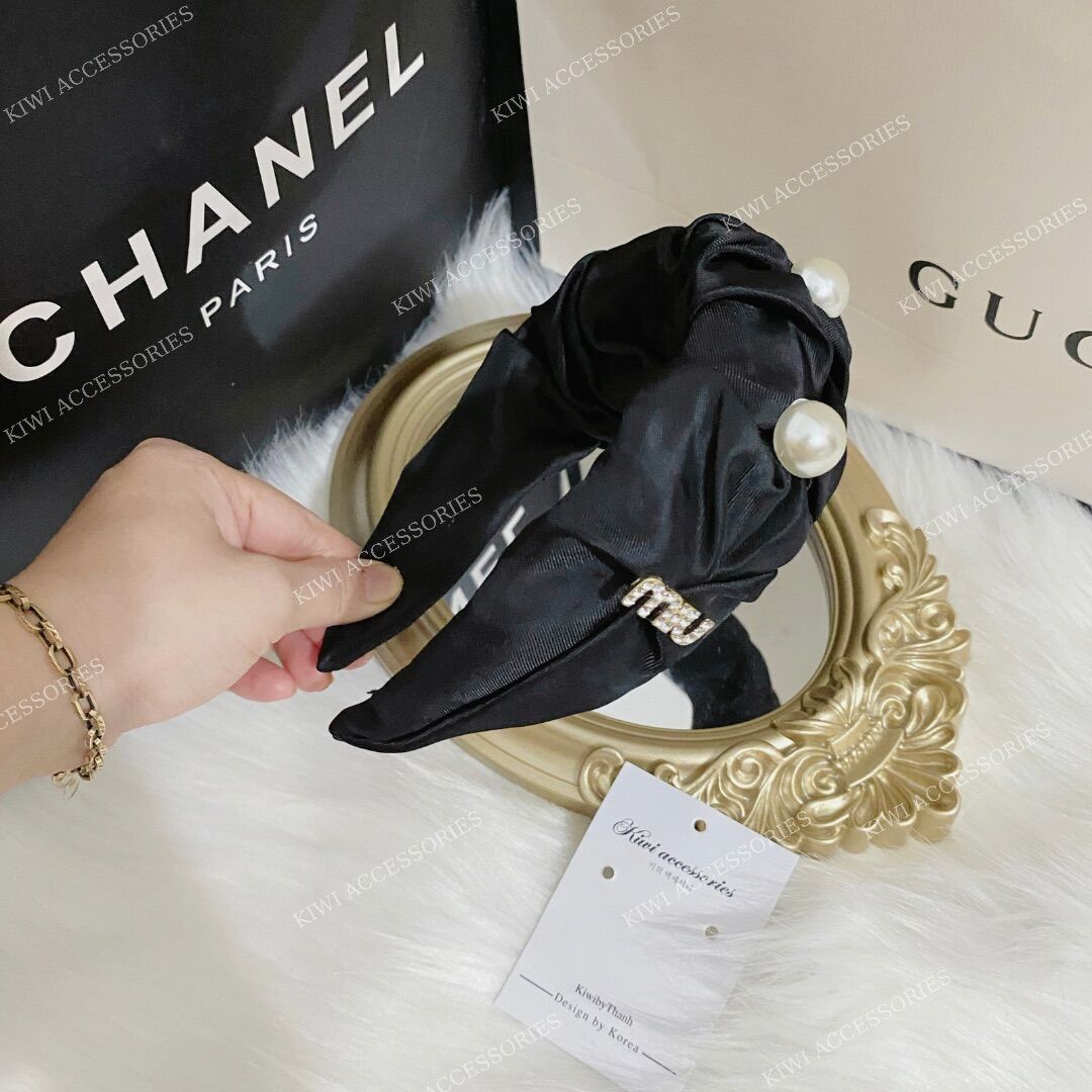 Bờm tóc miu miu đính ngọc Hàn Quốc