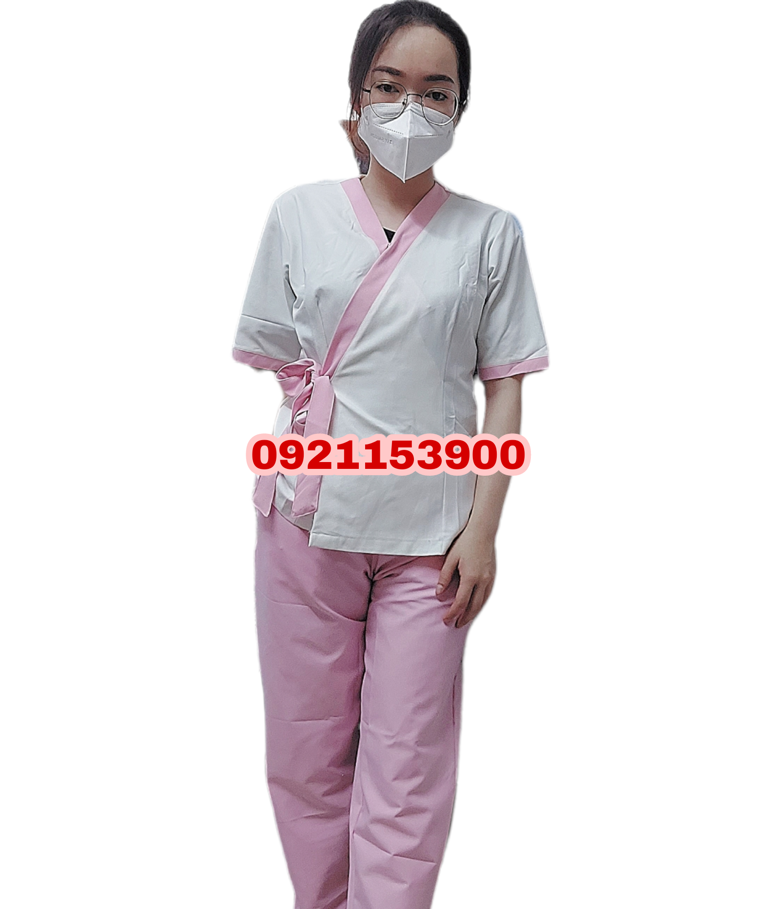 Đồng phục spa màu hồng