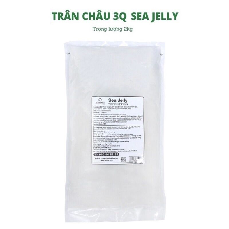 Trân Châu 3Q Trắng Giòn Sea Jelly -2kg