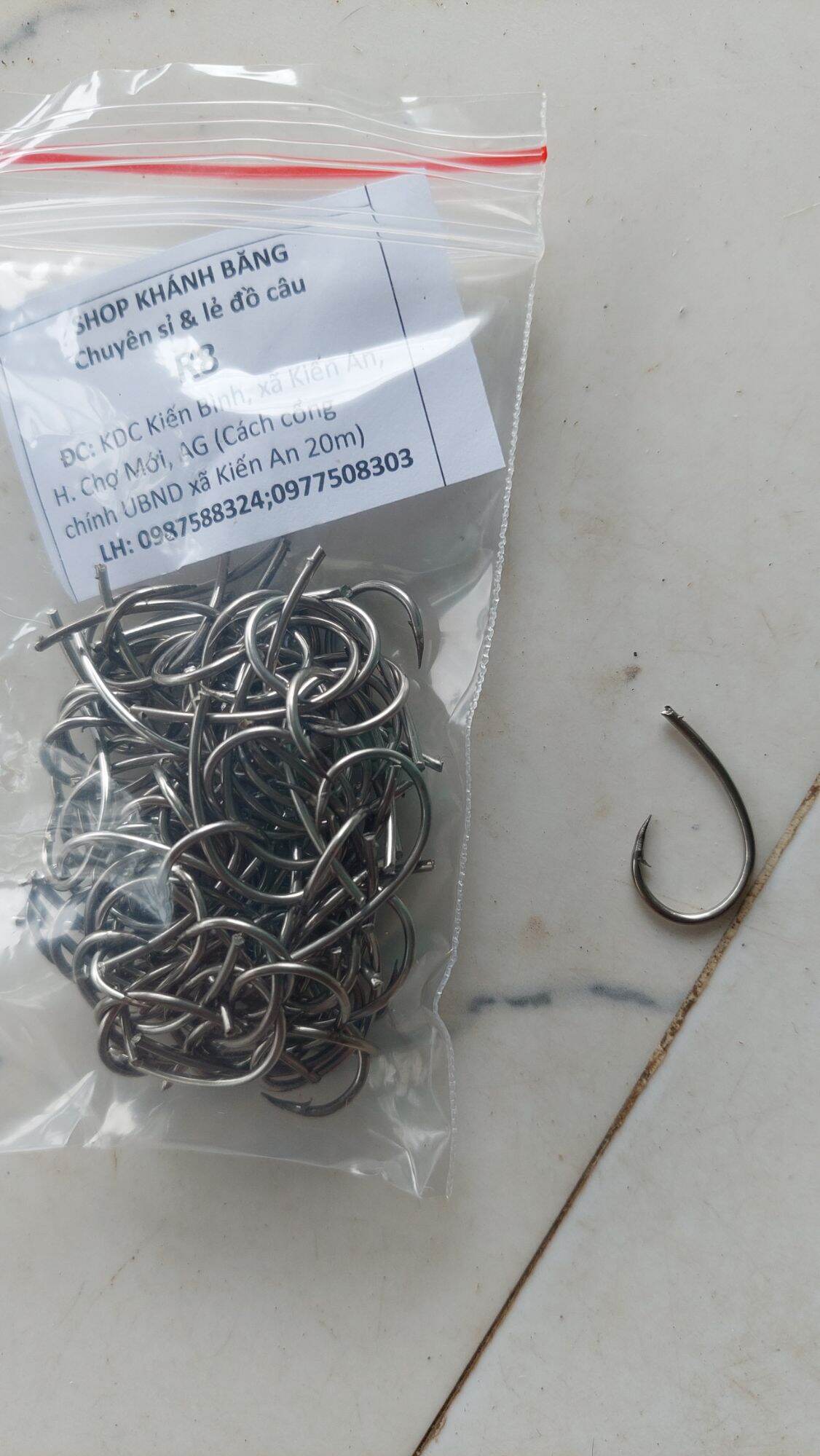 LƯỠI CÂU CẮM ẾCH CÁ LÓC R8 INOX