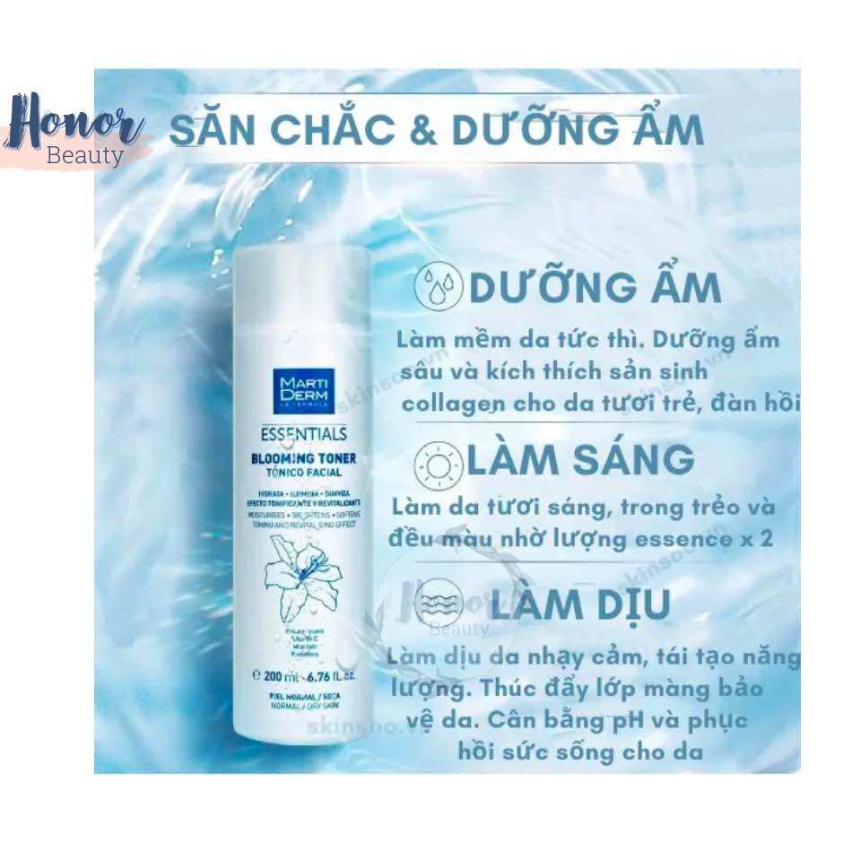 Nước cân bằng Martiderm Toner BLOOMING TONER - BALANCING TONER