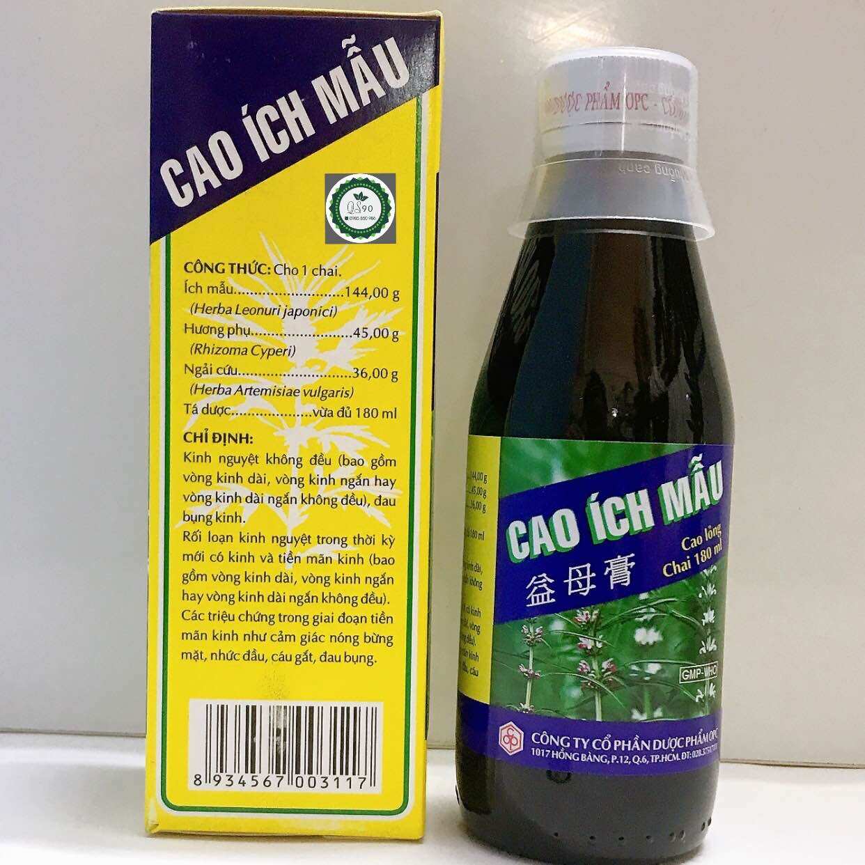 Cao ích mẫu chai 100ml,180ml Dược phẩm OPC