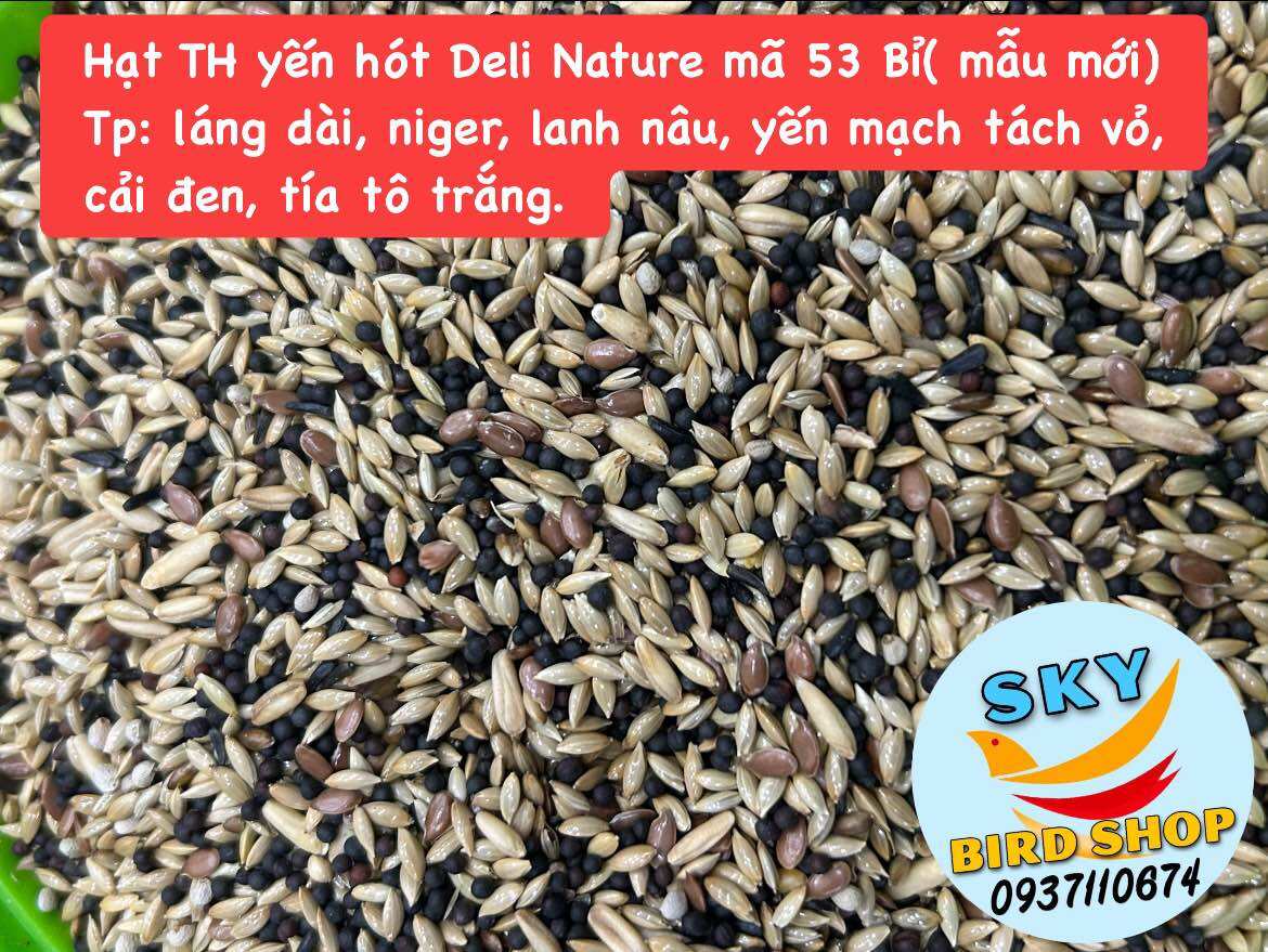 Hạt tổng hợp Deli Nature cho yến hót mã 53 nhập Bỉ🐤