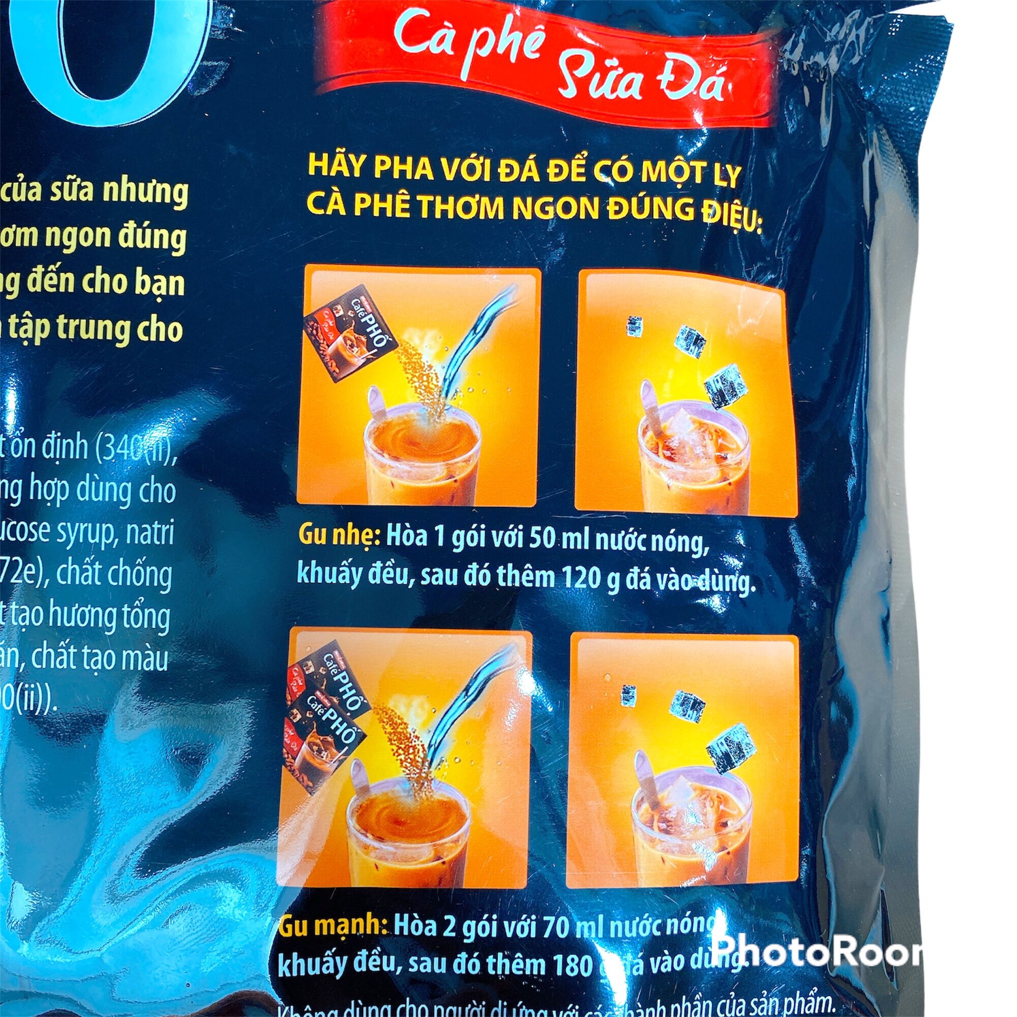 Bịch 30 gói ( mỗi gói 24gram) cà phê sữa đá cafe Phố Maccoffee (Date mới 12 tháng)