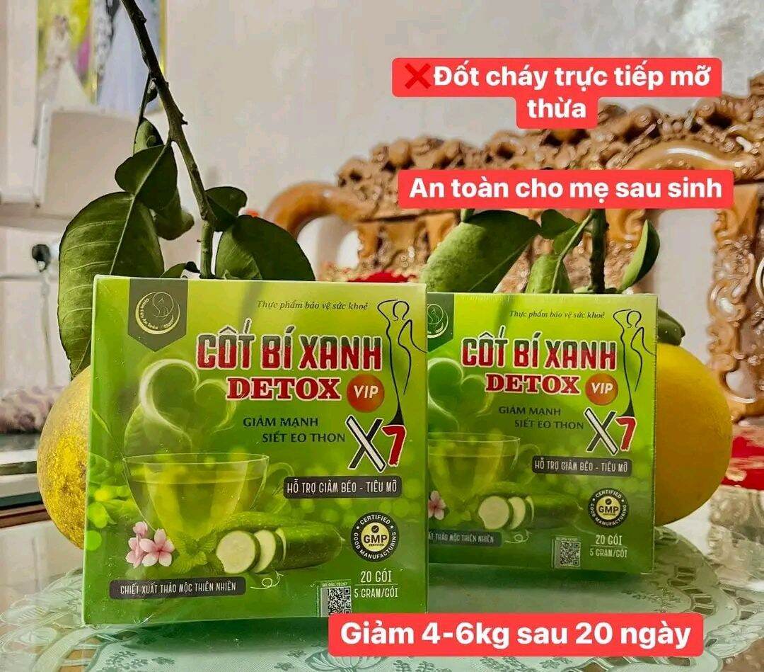 CỐT BÍ XANH DETOX BÍ XANH VIP MẠNH(10 g)