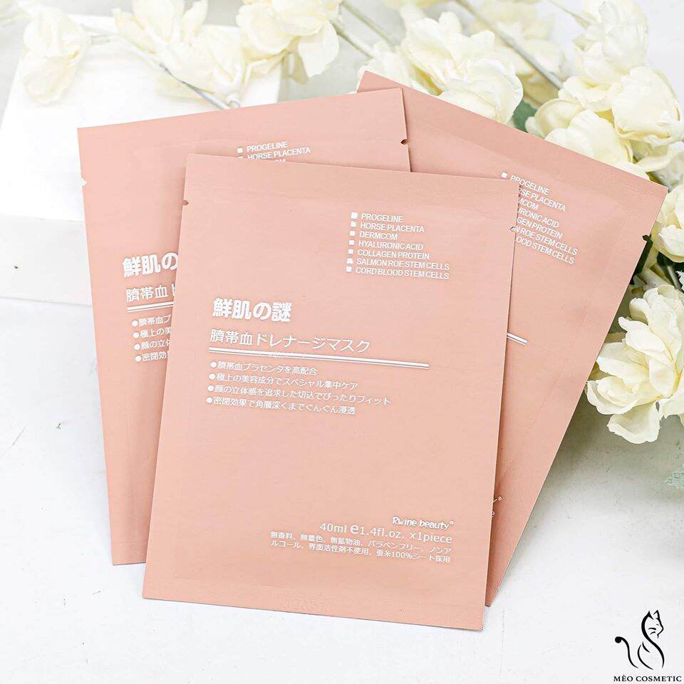 [CHÍNH HÃNG] Mặt Nạ Nhau Thai Cừu Tế Bào Gốc Nhật Bản
